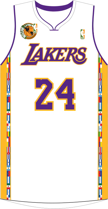 NBA Jersey Database, Los Angeles Lakers Noche Latina Jersey March
