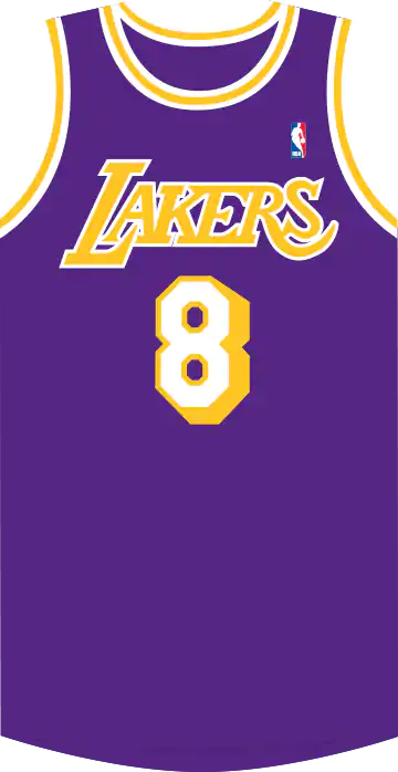 jersey number 8 png