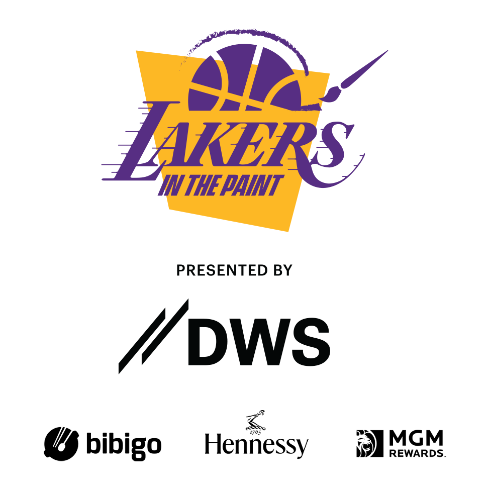 Los Angeles Lakers Logo In Purple Paint Background Lakers, HD