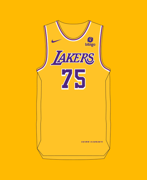 all lakers uniforms